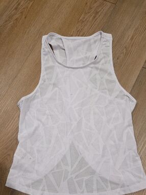 HALARA White Mesh Racerback Tank